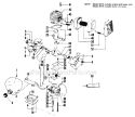 Page B Diagram and Parts List for 6510  Weed Eater Trimmer